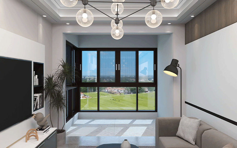 128 series broken bridge sliding window