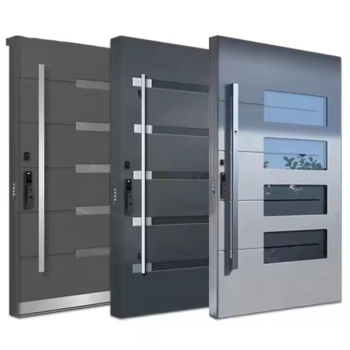 Best Aluminum Front Entry Door Designs for Villa & Courtyard